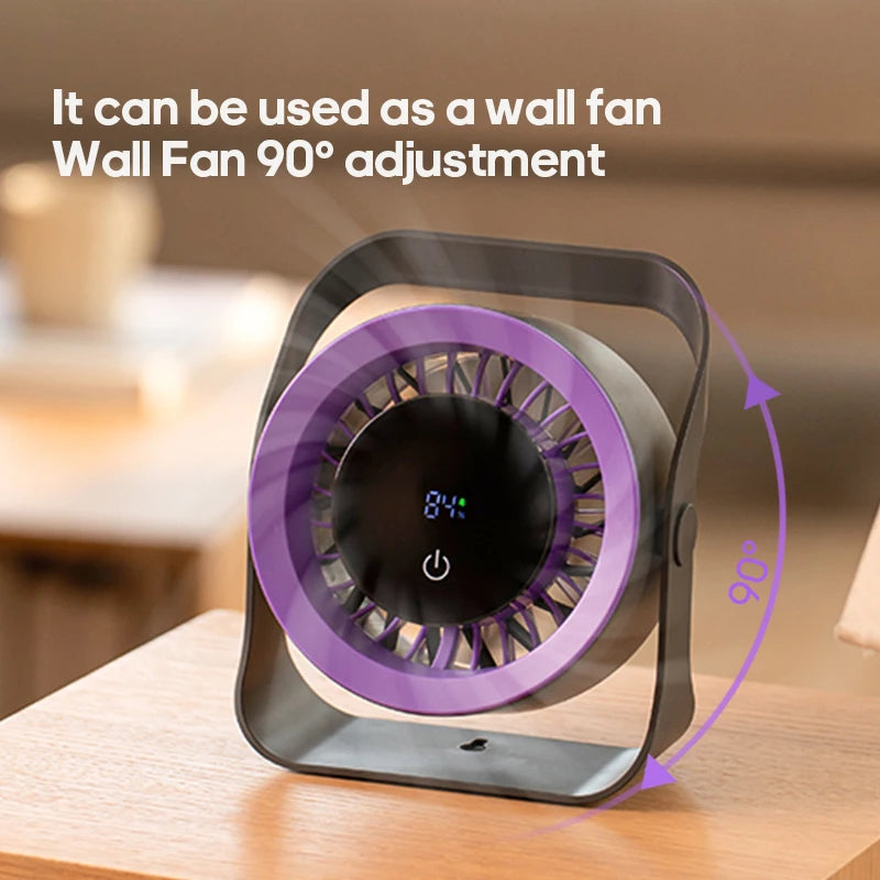BreezeWave Compact Cooling Desk Fan